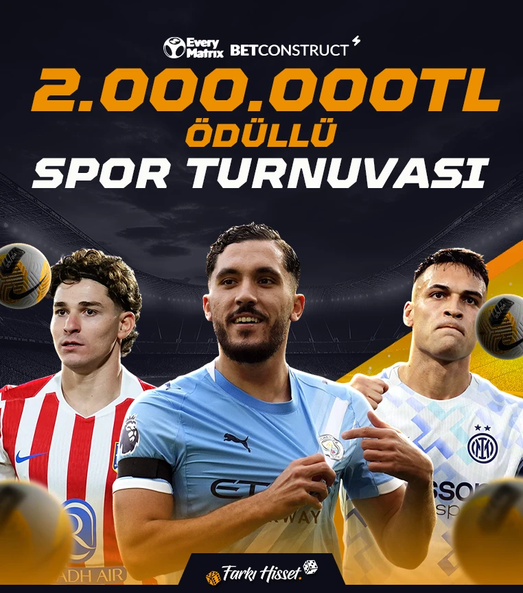 GANOBET UYELERINE OZEL 2.000.000TL ODULLU SPOR TURNUVASI